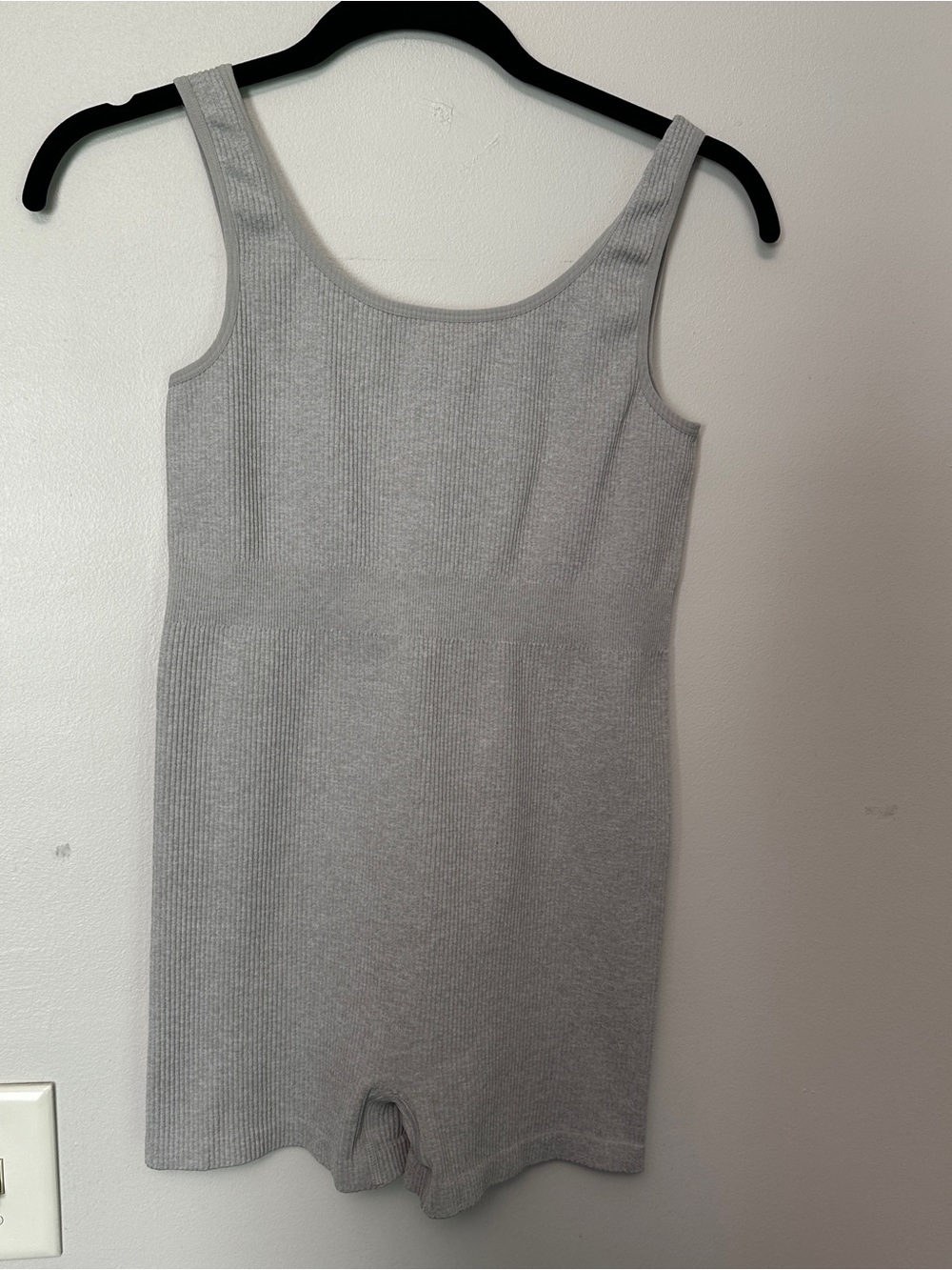Cotton On Light Grey Ribbed Tank Romper